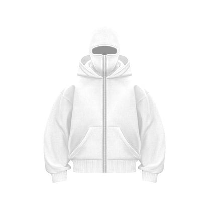 SAIVE Balaclava Zip Up Hoodie